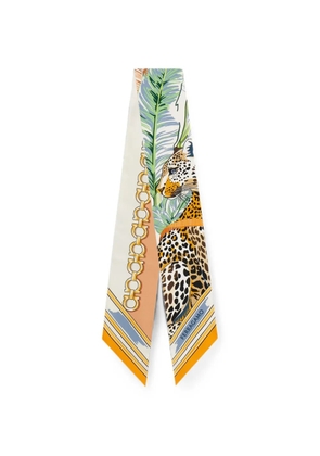 Ferragamo Felindra leopard-print bandeau scarf - Neutrals