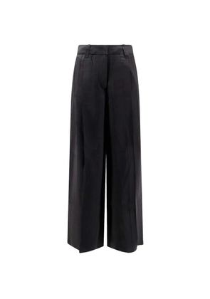 TONYWACK wide-leg pleated trousers - Black