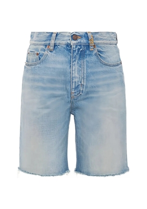 Chloé frayed faded shorts - Blue
