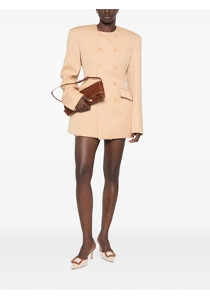 WARDROBE.NYC Sahara mini dress - Neutrals