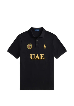 Polo Ralph Lauren UAE embroidered-logo polo shirt - Black