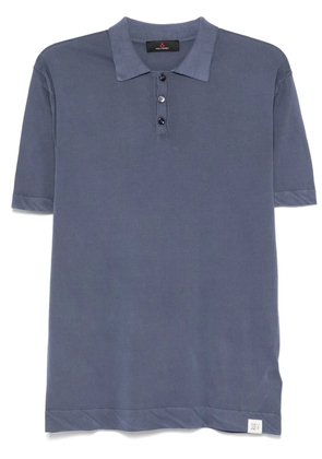 Peuterey fine-knit polo shirt - Blue