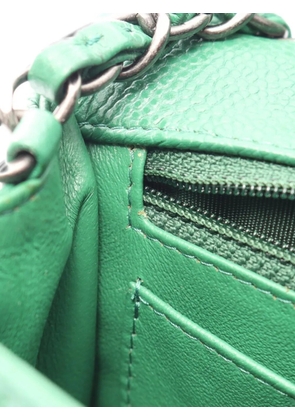 CHANEL Pre-Owned 2015-2016 Mini Matelasse 20 Chain shoulder bag - Green