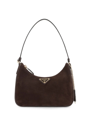 Prada Re-Edition 2005 suede tote bag - Brown
