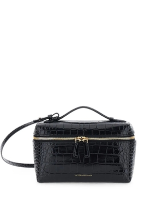 Victoria Beckham Dorian croc-effect vanity cross body mini bag - Black