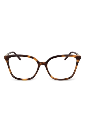 Lacoste tortoiseshell cat-eye glasses - Brown