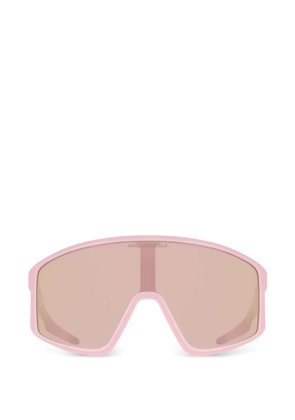 Karl Lagerfeld geometric-frame sunglasses - Pink