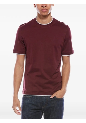 Brunello Cucinelli layered-effect cotton T-shirt