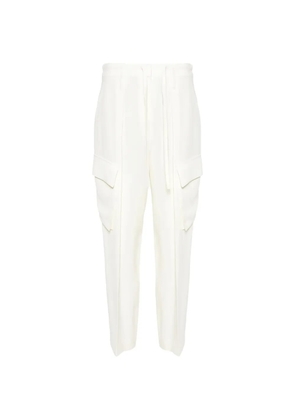Brunello Cucinelli tapered cargo pants - White
