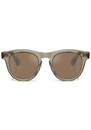 Oliver Peoples Rorke round-frame sunglasses - Green