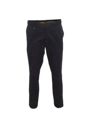 BOSS concealed-closure trousers - Blue