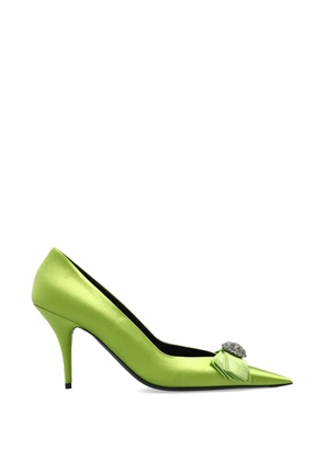 Balenciaga Avenue bow-embellished pumps - Green