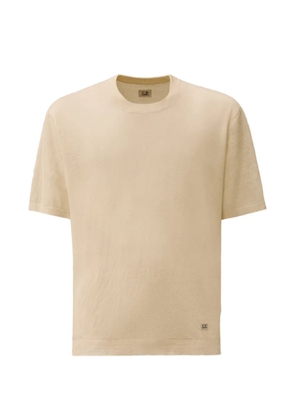 C.P. Company knitted linen T-shirt - Neutrals