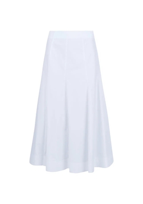 Liviana Conti Anya A-line midi skirt - White