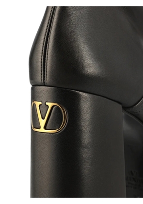 Valentino Garavani VLogo Signature platform ankle boots - Black