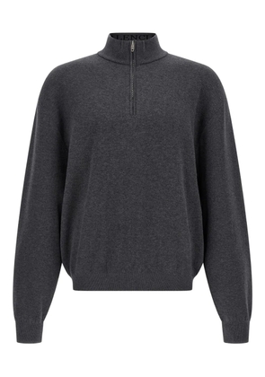 Balenciaga half-zip sweater - Black