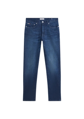 Tommy Hilfiger whiskered slim-fit jeans - Blue