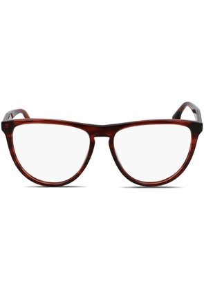 Victoria Beckham Eyewear striped glasses - Red