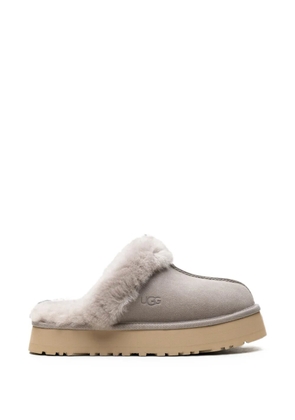 UGG Disquette shearling-trim mules - Grey