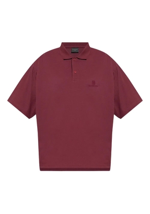 Balenciaga logo-embroidered polo shirt