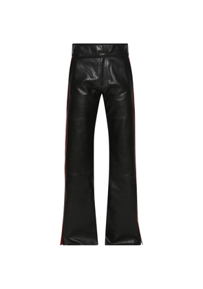 MARKING DISTANCE Easyrider leather trousers - Black