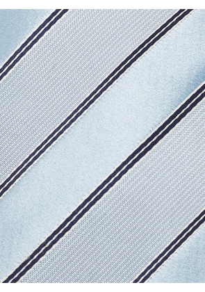 Valentino Garavani Pre-Owned diagonal-stripe tie - Blue