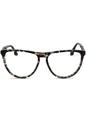 Victoria Beckham Eyewear round-frame glasses - Black
