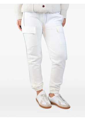 Brunello Cucinelli Vintage cuffed cargo track pants - White