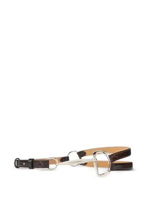 Ralph Lauren Collection horse bit-inspired buckle belt - Brown