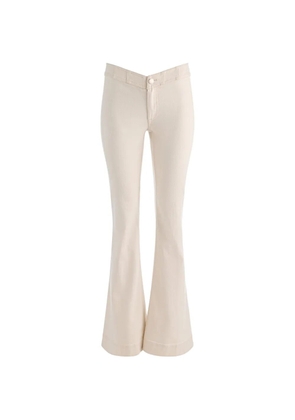 alice + olivia Chelsea V-waist jeans - Neutrals