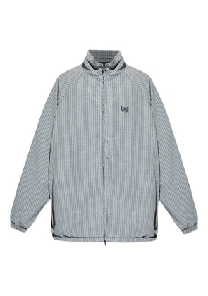 Balenciaga checked zip-up jacket - Grey