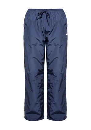 Balenciaga drawstring-fastening logo-detail trousers - Blue
