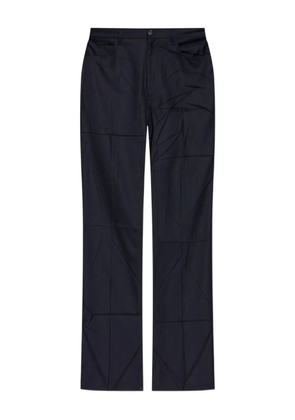 Balenciaga straight-tailored wool trousers - Blue