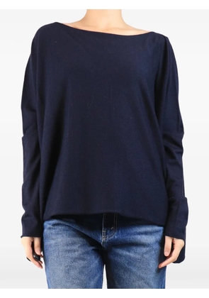 Apuntob wide-leg sweater - Blue
