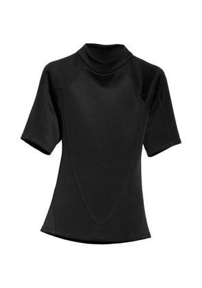 Gucci high-neck panelled T-shirt - Black