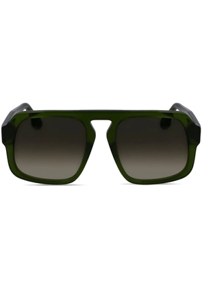 Victoria Beckham Eyewear pilot-frame sunglasses - Green