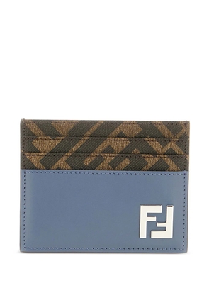 FENDI FF-logo cardholder - Blue