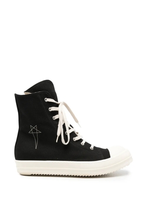 Rick Owens DRKSHDW star-embroidered sneakers - Black