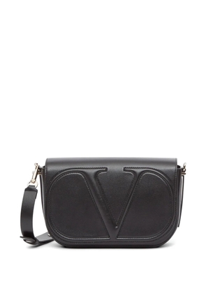 Valentino Garavani VLogo Walk calfskin shoulder bag - Black