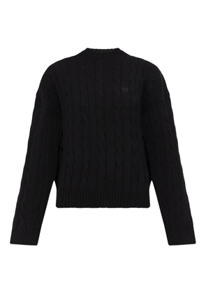 Balenciaga cable-knit sweater - Black