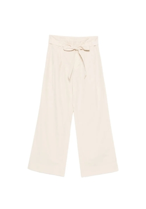 PSOPHIA belted pleated trousers - Neutrals