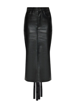 Balenciaga leather skirt - Black