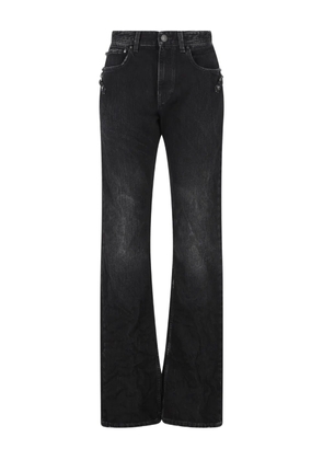 Balenciaga City buckle studded trousers - Black