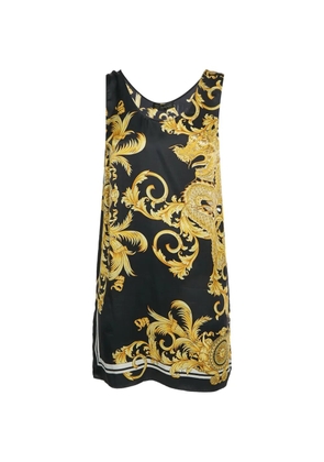 Versace Pre-Owned Medusa-print mini dress - Black