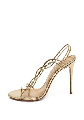 Aquazzura Swing slingback sandals - Gold