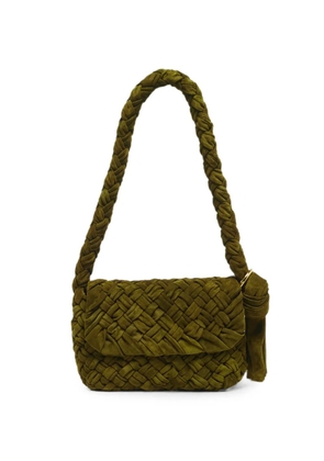 Bottega Veneta Pre-Owned Kalimero Città Intreccio shoulder bag - Green