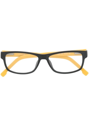 Lacoste rectangle-frame two-tone glasses - Black