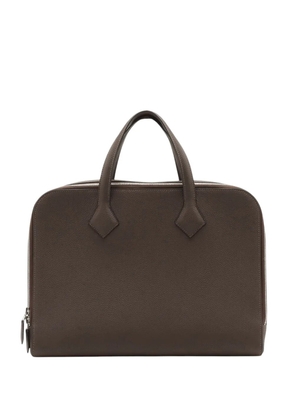 Hermès Pre-Owned 2023 Togo Victoria Light Briefcase business bag - Brown