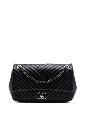 CHANEL Pre-Owned 2015-2016 Small Lambskin CC Crossing Flap shoulder bag - Black