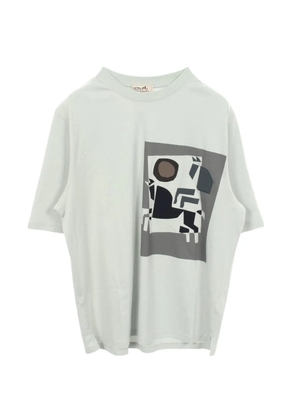 Hermès Pre-Owned 2010s Velky Lov graphic-print T-shirt - Grey